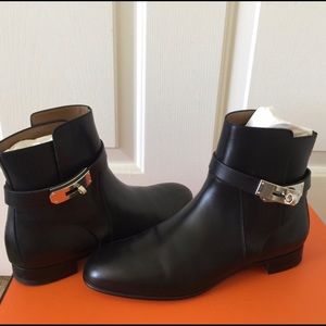 Hermès Neo Kelly Black Boots